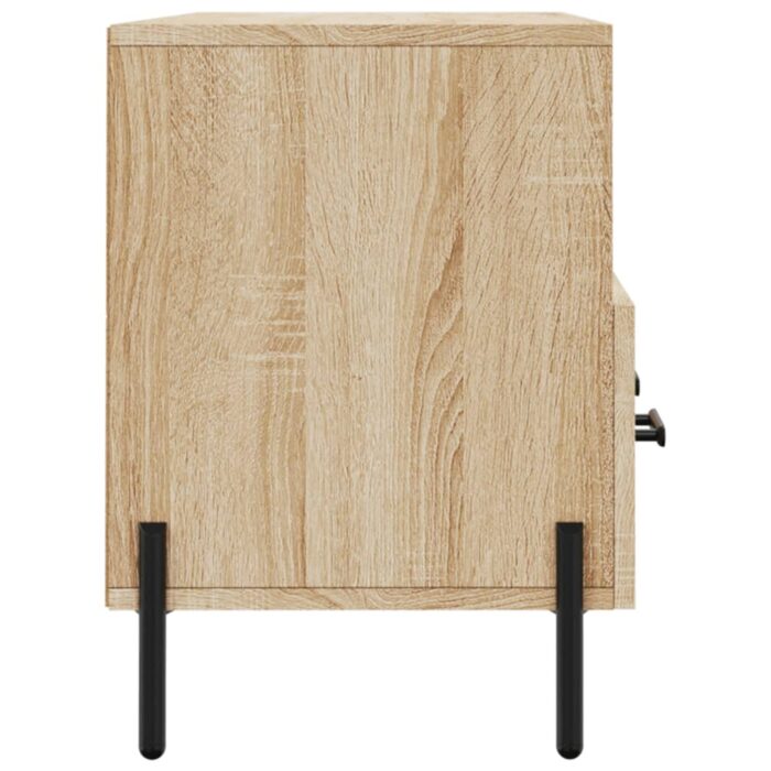 Meuble TV chêne sonoma 102x36x50 cm bois d'ingénierie – Image 5