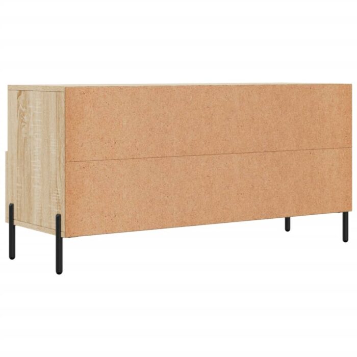 Meuble TV chêne sonoma 102x36x50 cm bois d'ingénierie – Image 6
