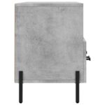 Meuble TV gris béton 102x36x50 cm bois d'ingénierie – Image 5