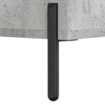 Meuble TV gris béton 102x36x50 cm bois d'ingénierie – Image 8