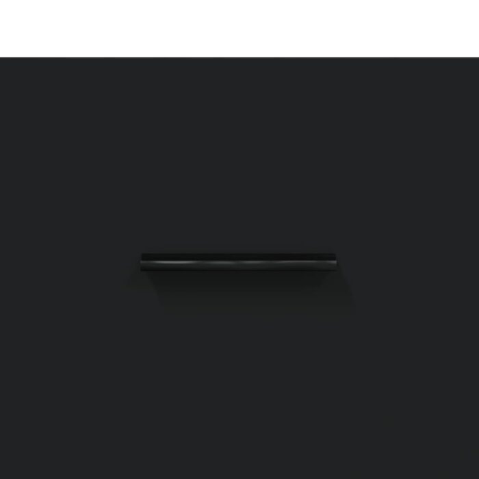 Meuble TV noir 102x36x50 cm bois d'ingénierie – Image 7