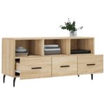 Meuble TV chêne sonoma 102x36x50 cm bois d'ingénierie – Image 2