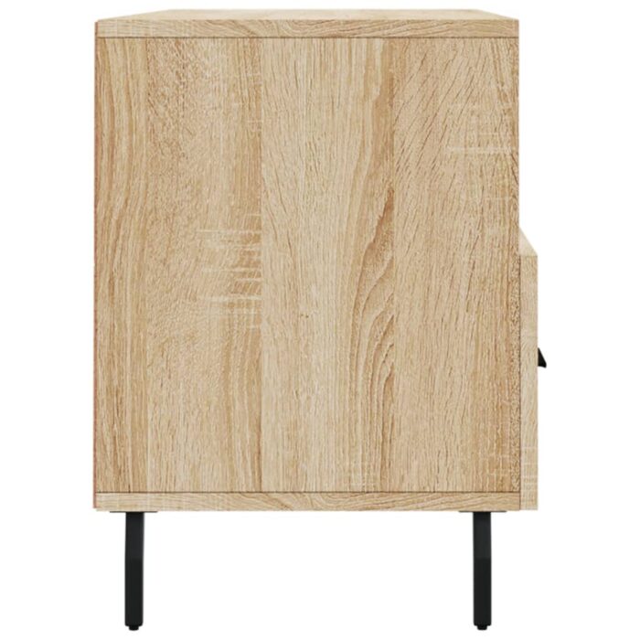 Meuble TV chêne sonoma 102x36x50 cm bois d'ingénierie – Image 5