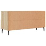Meuble TV chêne sonoma 102x36x50 cm bois d'ingénierie – Image 6
