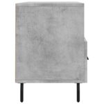Meuble TV gris béton 102x36x50 cm bois d'ingénierie – Image 5
