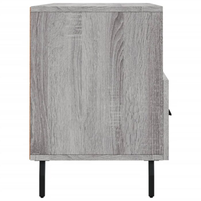 Meuble TV sonoma gris 102x36x50 cm bois d'ingénierie – Image 5
