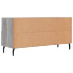 Meuble TV sonoma gris 102x36x50 cm bois d'ingénierie – Image 6