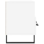 Meuble TV blanc 102x36x50 cm bois d'ingénierie – Image 5