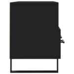 Meuble TV noir 102x36x50 cm bois d'ingénierie – Image 5