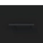 Meuble TV noir 102x36x50 cm bois d'ingénierie – Image 7