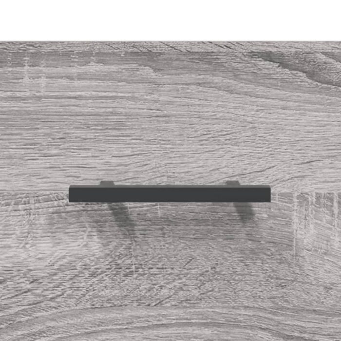 Meuble TV sonoma gris 102x36x50 cm bois d'ingénierie – Image 7