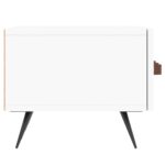 Meuble TV blanc 150x36x30 cm bois d'ingénierie – Image 5