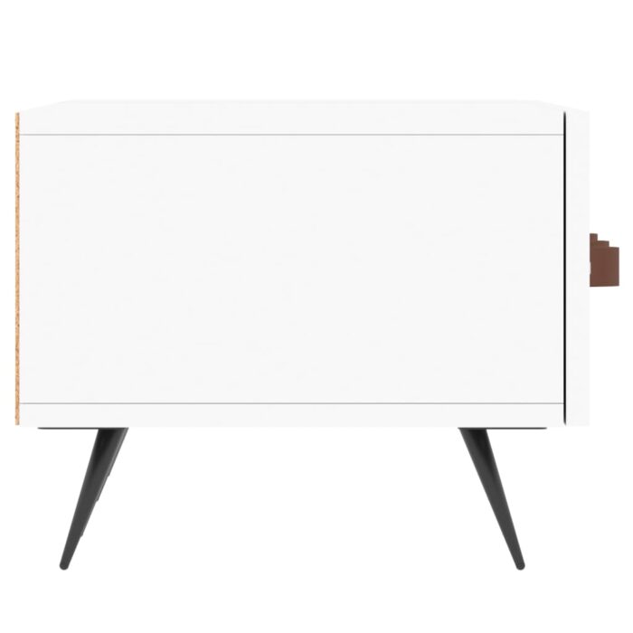 Meuble TV blanc 150x36x30 cm bois d'ingénierie – Image 5