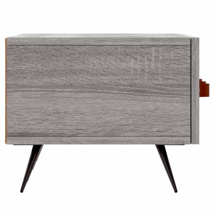 Meuble TV sonoma gris 150x36x30 cm bois d'ingénierie – Image 5
