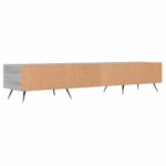 Meuble TV sonoma gris 150x36x30 cm bois d'ingénierie – Image 6