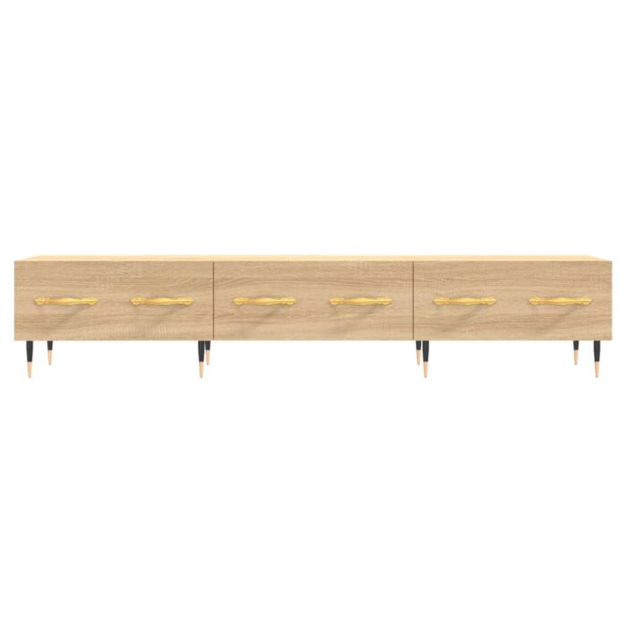 Meuble TV chêne sonoma 150x36x30 cm bois d'ingénierie – Image 3
