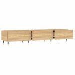 Meuble TV chêne sonoma 150x36x30 cm bois d'ingénierie – Image 4