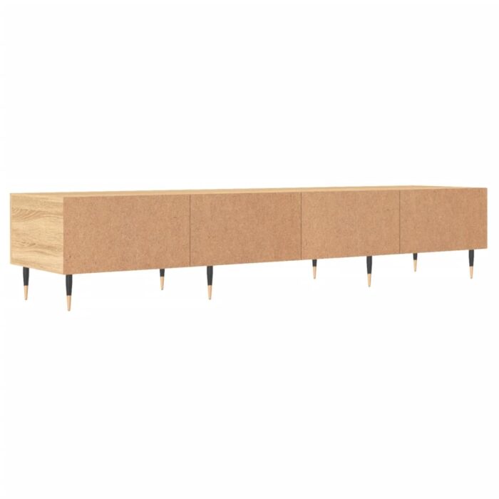 Meuble TV chêne sonoma 150x36x30 cm bois d'ingénierie – Image 6
