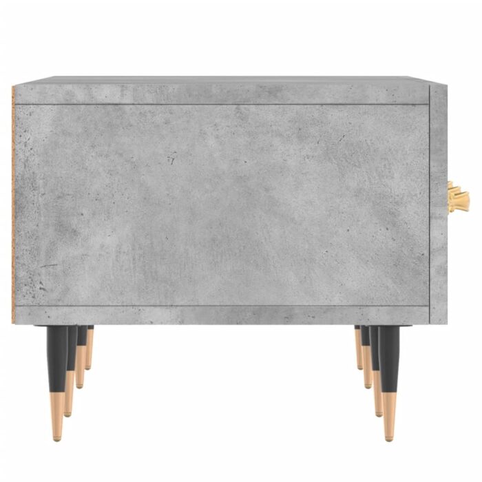Meuble TV gris béton 150x36x30 cm bois d'ingénierie – Image 5
