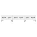 Meuble TV blanc 150x36x30 cm bois d'ingénierie – Image 3