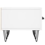 Meuble TV blanc 150x36x30 cm bois d'ingénierie – Image 5