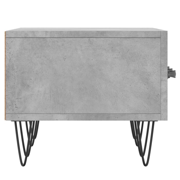Meuble TV gris béton 150x36x30 cm bois d'ingénierie – Image 5