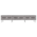 Meuble TV sonoma gris 150x36x30 cm bois d'ingénierie – Image 3