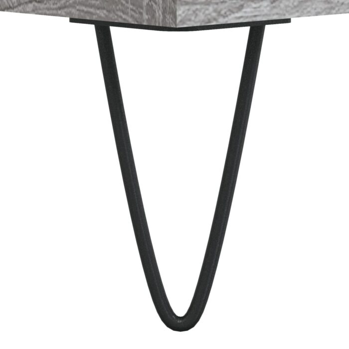 Meuble TV sonoma gris 150x36x30 cm bois d'ingénierie – Image 8