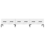 Meuble TV blanc 150x36x30 cm bois d'ingénierie – Image 3