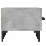 Meuble TV gris béton 150x36x30 cm bois d'ingénierie – Image 5