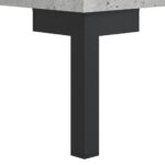 Meuble TV gris béton 150x36x30 cm bois d'ingénierie – Image 8