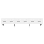 Meuble TV blanc 150x36x30 cm bois d'ingénierie – Image 3