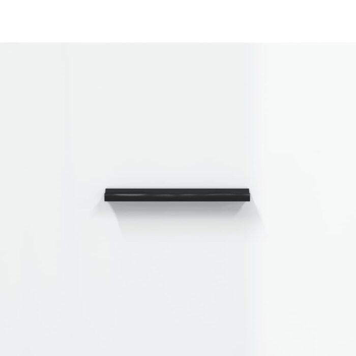 Meuble TV blanc brillant 150x36x30 cm bois d'ingénierie – Image 7