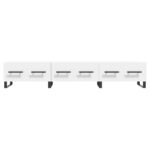 Meuble TV blanc 150x36x30 cm bois d'ingénierie – Image 3