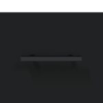 Meuble TV noir 150x36x30 cm bois d'ingénierie – Image 7