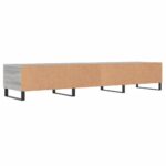 Meuble TV sonoma gris 150x36x30 cm bois d'ingénierie – Image 6