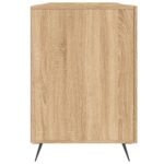 Bureau chêne sonoma 140x50x75 cm bois d'ingénierie – Image 5