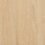 Bureau chêne sonoma 140x50x75 cm bois d'ingénierie – Image 9