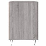 Bureau sonoma gris 140x50x75 cm bois d'ingénierie – Image 5