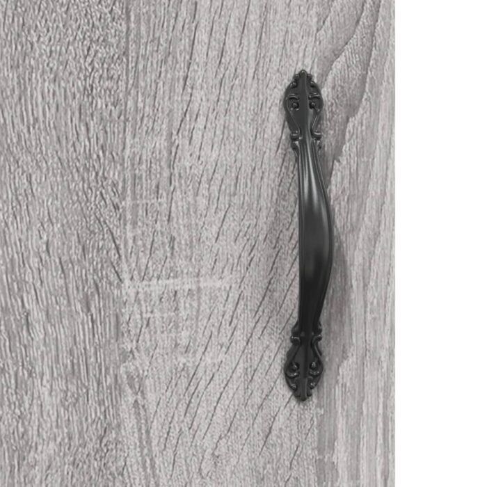 Bureau sonoma gris 140x50x75 cm bois d'ingénierie – Image 7