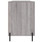 Bureau sonoma gris 140x50x75 cm bois d'ingénierie – Image 5