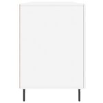 Bureau blanc 140x50x75 cm bois d'ingénierie – Image 5