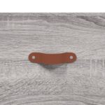 Tables de chevet murales 2 pcs sonoma gris 35x35x20 cm – Image 8