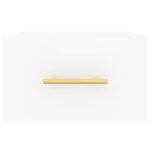 Tables de chevet murales 2 pcs blanc 35x35x20 cm – Image 4