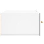 Tables de chevet murales 2 pcs blanc 35x35x20 cm – Image 6