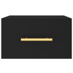 Table de chevet murale noir 35x35x20 cm – Image 3