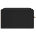Table de chevet murale noir 35x35x20 cm – Image 5