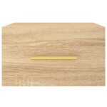 Tables de chevet murales 2 pcs chêne sonoma 35x35x20 cm – Image 4