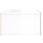 Tables de chevet murales 2 pcs blanc brillant 35x35x20 cm – Image 6