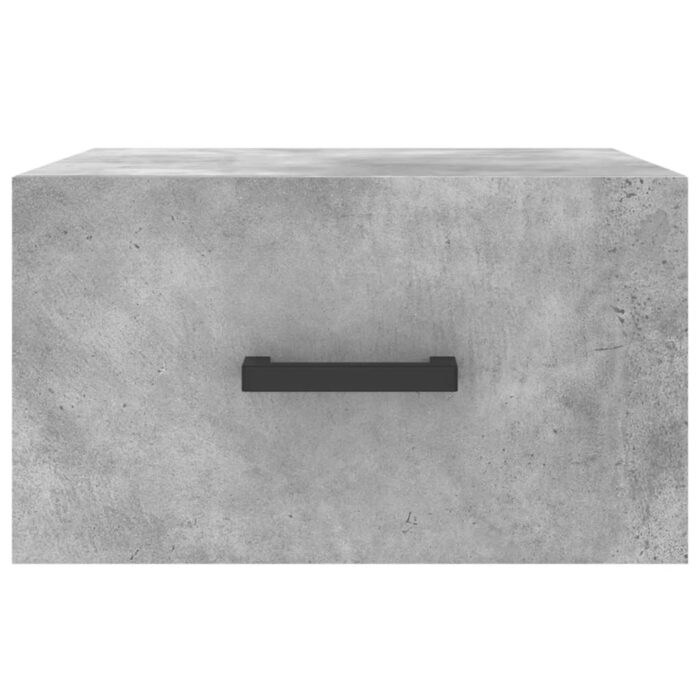 Tables de chevet murales 2 pcs gris béton 35x35x20 cm – Image 4